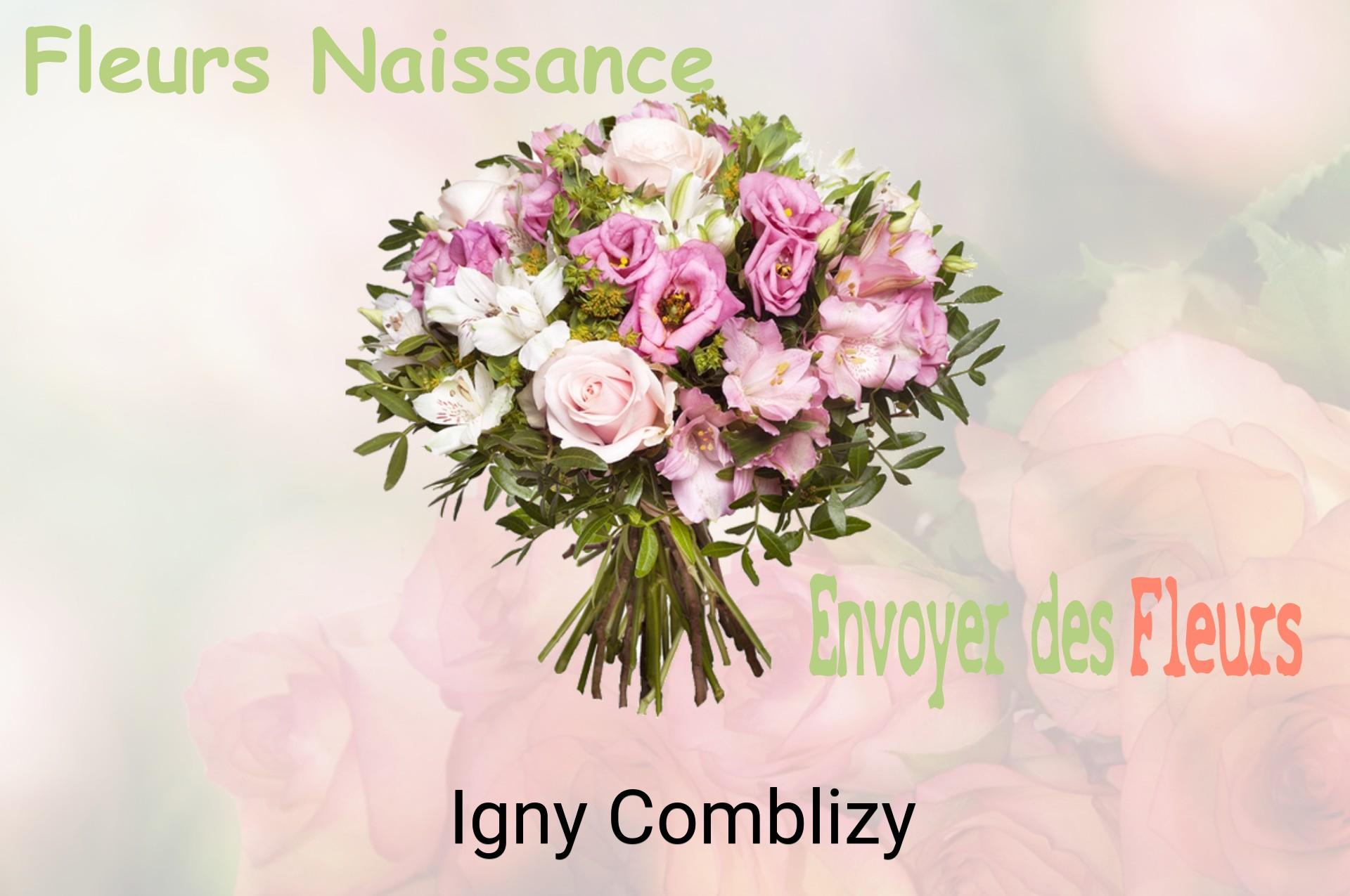 Bouquet de fleurs de naissance livré à Igny-Comblizy